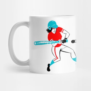 Baseball Woman Mug